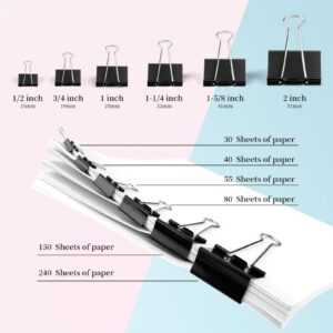 Force Foldback Clips 1'' BULL DOG CLIP